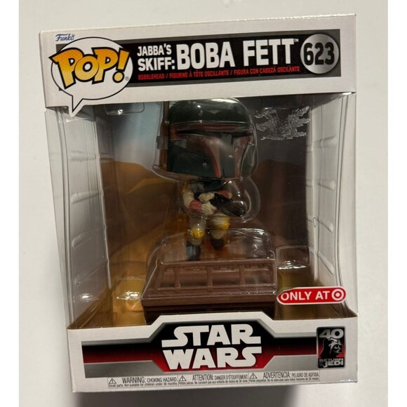Funko POP! Return of The Jedi Jabba’s Skiff Boba Fett Vinyl Figure Collectible - Picture 1 of 8